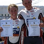 Süd-West Meisterschaften Einzelzeitfahren
Rüssingen 2010
BIKE-AID
Ellen Janßen und Sabine Fischer