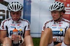 Deutsche Meisterschaften Straße Neuwied 2011: Elena Eggl und Désirée Schuler nach dem Rennen