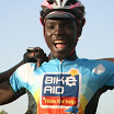 Abdou Raouf Akanga aus Togo - Fahrer im BIKE AID - Ride for help Kontinental Team 2014